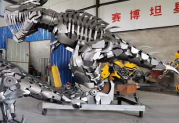 卡通機器人雕塑 店門口園林雕塑 動漫小品