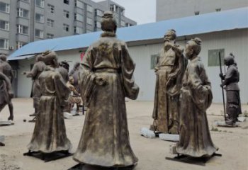 庭院私塾先生雕塑 城市彩繪雕塑 學(xué)校小品