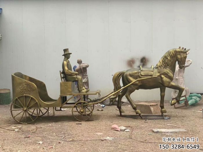 園林馬夫雕塑 風(fēng)景區(qū)民俗雕塑 廣場小品