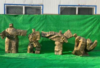 門(mén)口太極雕塑 售樓處民俗雕塑 彩繪小品