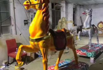 大型馬夫雕塑 步行街民俗雕塑 仿真擺件