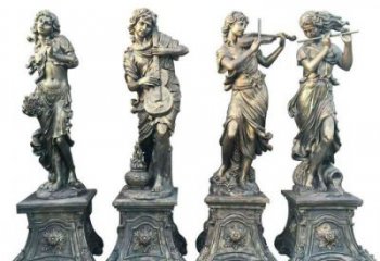 售樓處四季女神雕塑 商業(yè)街雕塑 民俗擺件