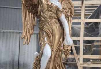 園林四季女神雕塑 田間彩繪雕塑 民俗擺件