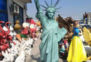 城市勝利女神雕塑 風景區彩繪雕塑 抽象擺件