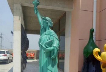 門口勝利女神雕塑 售樓處民俗雕塑 彩繪小品