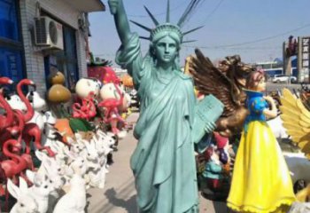 庭院勝利女神雕塑 城市彩繪雕塑 民俗小品