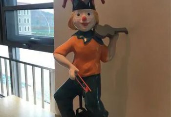 大型小丑雕塑 步行街民俗雕塑 仿真擺件