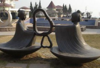 抽象岳母刺字雕塑 店門(mén)口彩繪雕塑 步行街?jǐn)[件