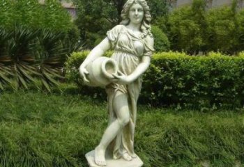 店門口仕女雕塑 創意景觀雕塑 古代擺件