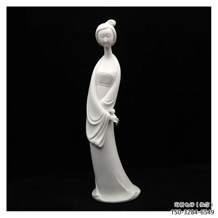 廣場仕女雕塑 公園古代雕塑 抽象擺件
