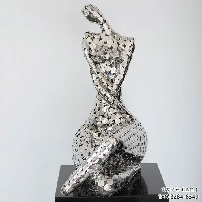 園林仕女雕塑 城市廣場(chǎng)雕塑 步行街?jǐn)[件