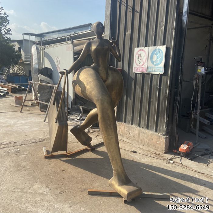 古代美女雕塑 店門口園林雕塑 抽象小品