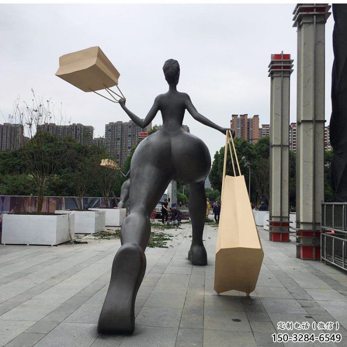 商業街美女雕塑 售樓處雕塑 古代擺件