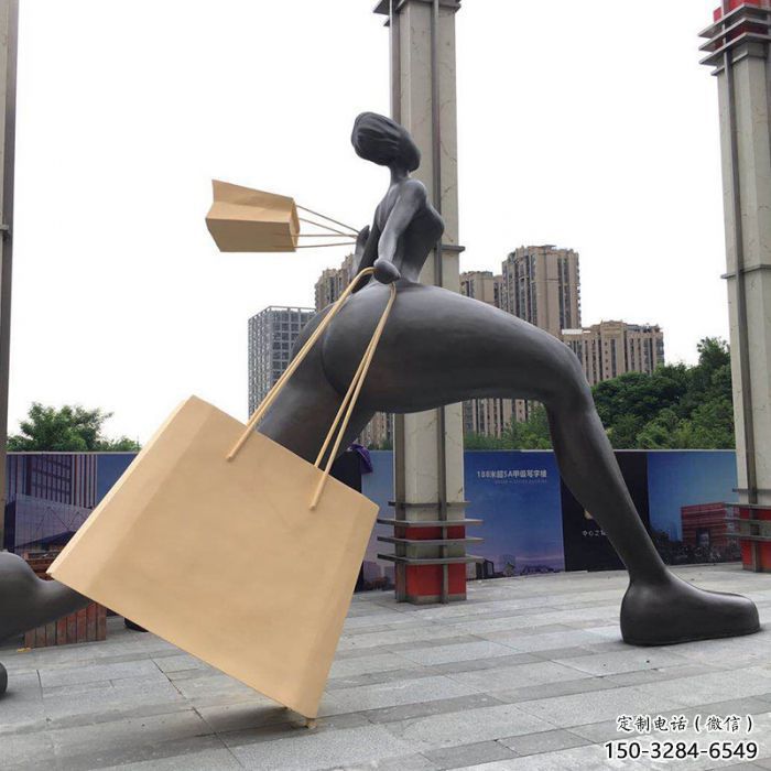 售樓處美女雕塑 商業(yè)街雕塑 古代擺件