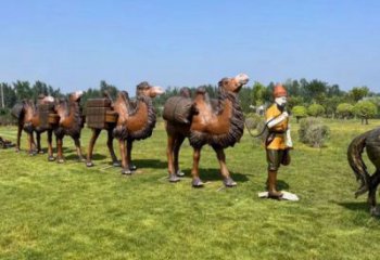 風(fēng)景區(qū)絲綢之路雕塑 售樓處廣場(chǎng)雕塑 仿古擺件