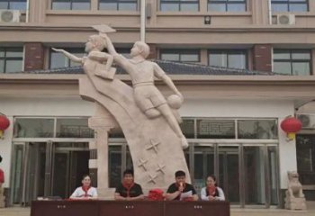 廣場少先隊員雕塑 公園學生雕塑 抽象擺件