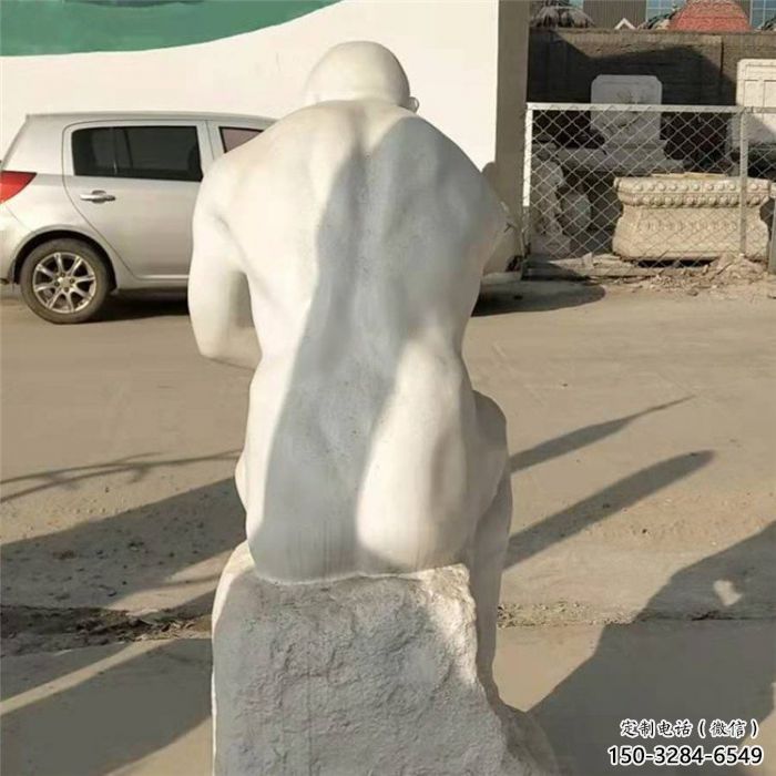 創意思考者雕塑 步行街店門口雕塑 沉思者小品