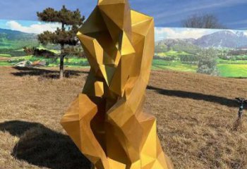 彩繪思考者雕塑 大型城市雕塑 商業(yè)街?jǐn)[件