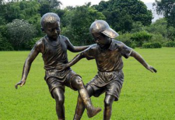 彩繪孩子雕塑 大型城市雕塑 商業(yè)街擺件