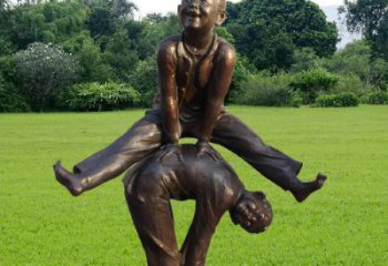 風景區孩子雕塑 售樓處廣場雕塑 仿古擺件