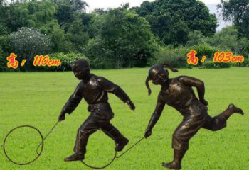 商業街孩子雕塑 售樓處雕塑 童趣擺件