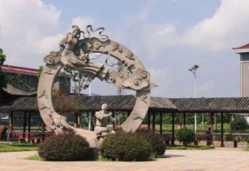 神話牛郎織女雕塑 酒店公園雕塑 風(fēng)景區(qū)擺件