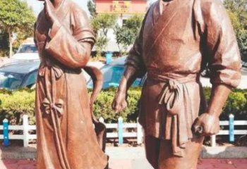 園林牛郎織女雕塑 風(fēng)景區(qū)神話雕塑 廣場(chǎng)小品