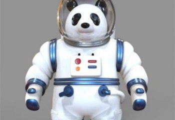 彩繪太空人雕塑 大型城市雕塑 商業(yè)街?jǐn)[件