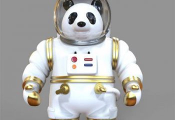 酒店太空人雕塑 庭院航天雕塑 彩繪小品