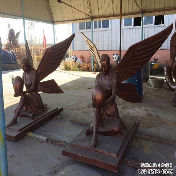 酒店天使雕塑 景觀美陳小品 現代卡通雕塑