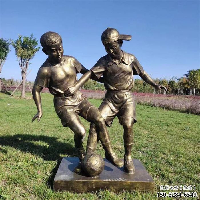 農村小孩子雕塑廠 抽象藝術玩耍雕塑 烤漆童趣雕塑