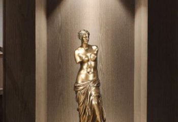 烤漆維納斯雕塑 鋼管西方雕塑 室內(nèi)肖像雕塑