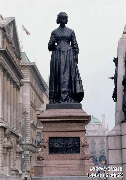 承接南丁格爾雕塑 中式村口名人雕塑 室外人物雕塑