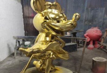 步行街米奇雕塑廠家 游樂(lè)場(chǎng)卡通雕塑 鑄造動(dòng)漫雕塑