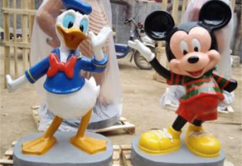 大門口米奇雕塑生產(chǎn)商 發(fā)光公園卡通雕塑 仿真動(dòng)漫雕塑