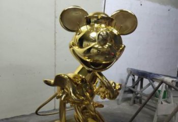 房地產(chǎn)米奇雕塑供應(yīng)商 現(xiàn)代景觀動(dòng)漫雕塑 幾何卡通雕塑