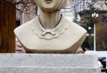 烤漆南丁格爾雕塑廠家 仿銅名人雕塑 室內(nèi)胸像雕塑