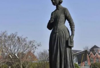 仿銅南人物丁格爾雕塑 步行街名人雕塑 大型雕塑