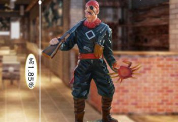 草地海盜雕塑廠 現(xiàn)代校園卡通雕塑 大型動漫雕塑
