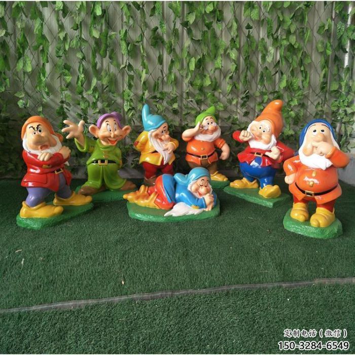 選用別墅區白雪公主雕塑 大型別墅區動漫雕塑 剪影卡通雕塑