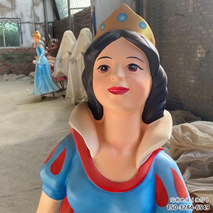 提供房地產白雪公主雕塑 現代景觀動漫雕塑 幾何卡通雕塑