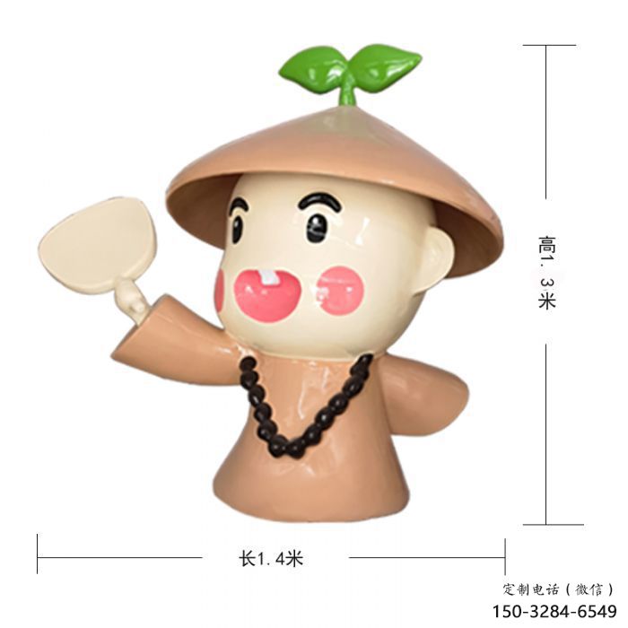 承接小和尚雕塑 步行街兒童雕塑 大型肖像雕塑