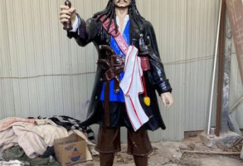 預(yù)用室內(nèi)海盜雕塑 仿真景觀動漫雕塑 大型卡通雕塑