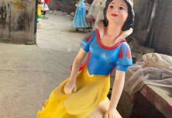 白雪公主雕塑生產 景觀美陳卡通雕塑 噴漆動漫雕塑