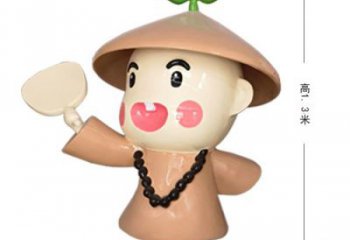 承接小和尚雕塑 步行街兒童雕塑 大型肖像雕塑