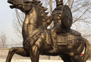 大型武士雕塑供應商 歐式步行街人物雕塑 彩繪古代雕塑