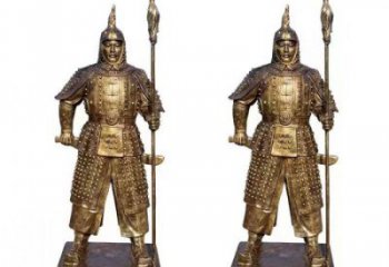 風景區武士雕塑定制 售樓處廣場雕塑 仿古擺件