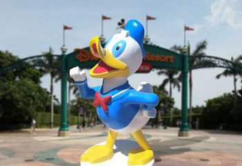 承接唐老鴨雕塑 歐式步行街卡通雕塑 大型商場動漫雕塑