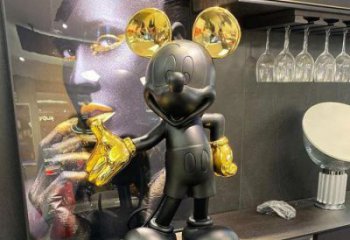 選用唐老鴨雕塑 大型別墅區卡通雕塑 農村動漫雕塑