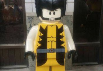 超人雕塑生產商 景觀美陳卡通雕塑 噴漆動漫雕塑